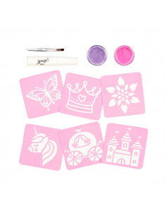 Set de Tatuajes de Purpurina Princesa 2
