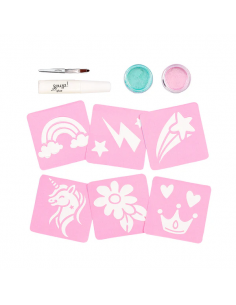 Set de Tatuajes de Purpurina Unicornio 2