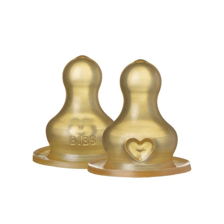 2 Tetinas Biberón BIBS Flujo Medio