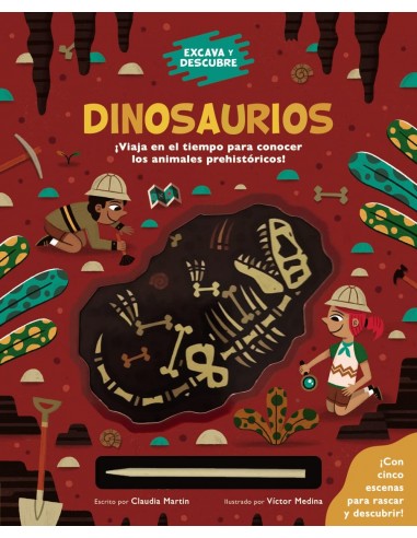 Excava y descubre: Dinosaurios