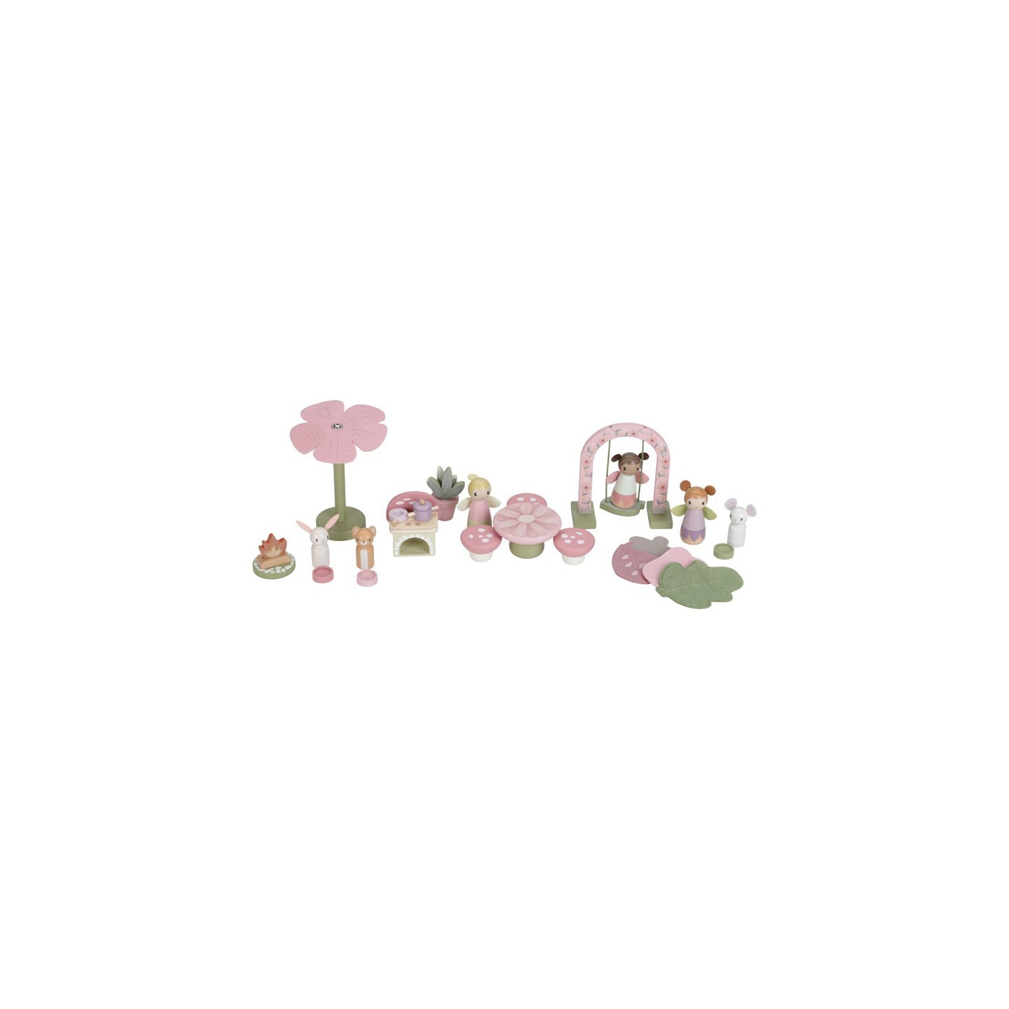 Casa de Muñecas de Madera Fairy Garden