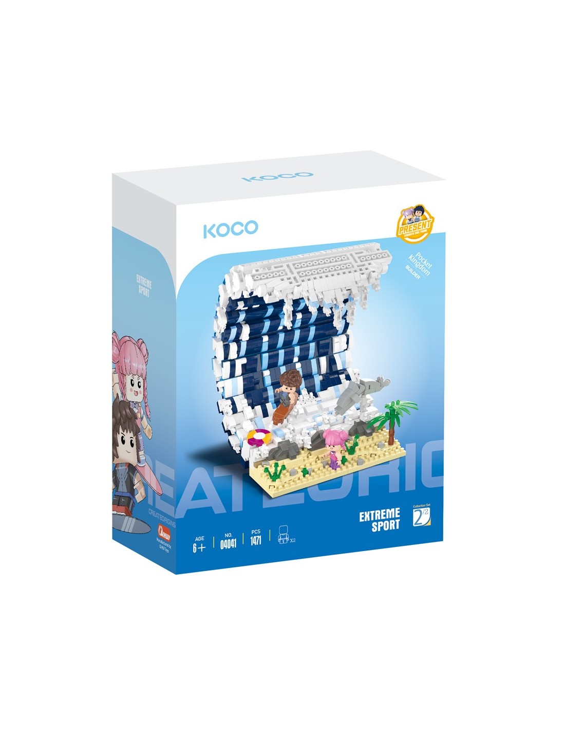 Koco Escena de Surf - 1.471 Piezas