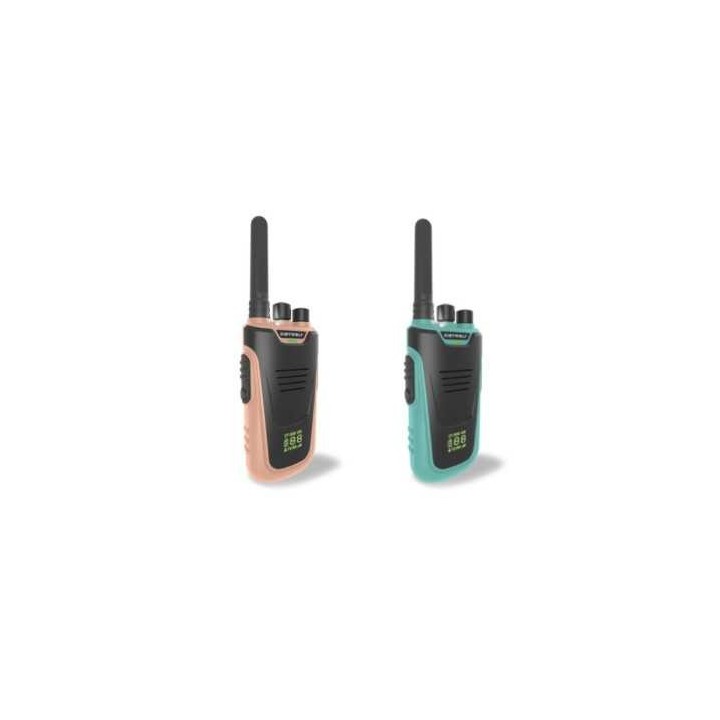 Kidytalk Walkie Talkies Natural/Cyan