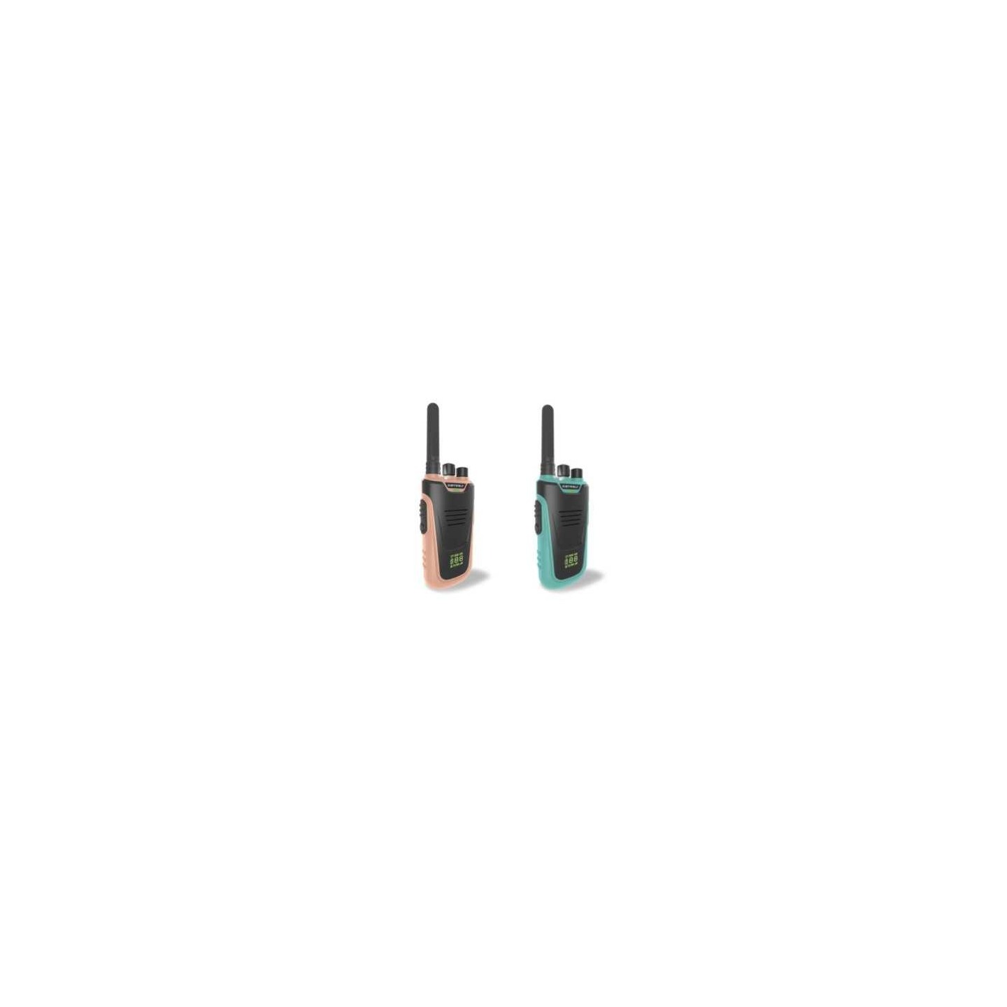 Kidytalk Walkie Talkies Natural/Cyan