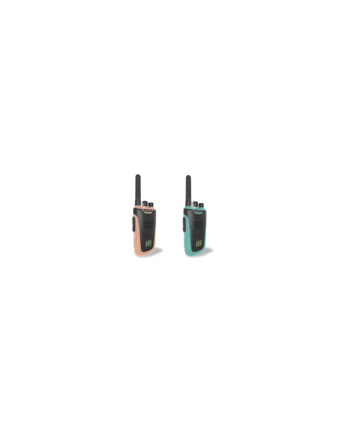 Kidytalk Walkie Talkies Natural/Cyan