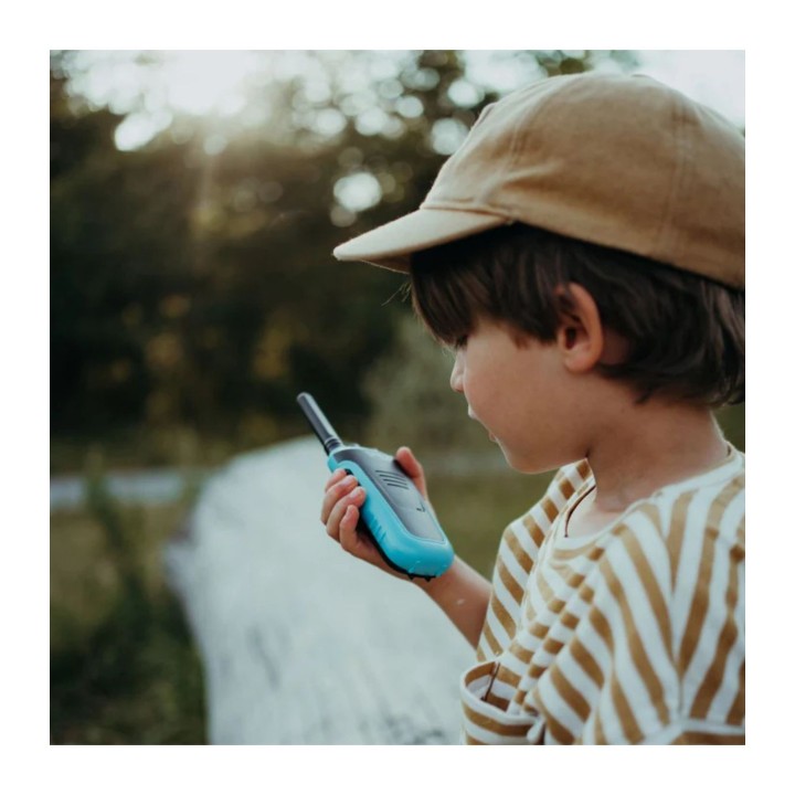 Kidytalk Walkie Talkies Natural/Cyan