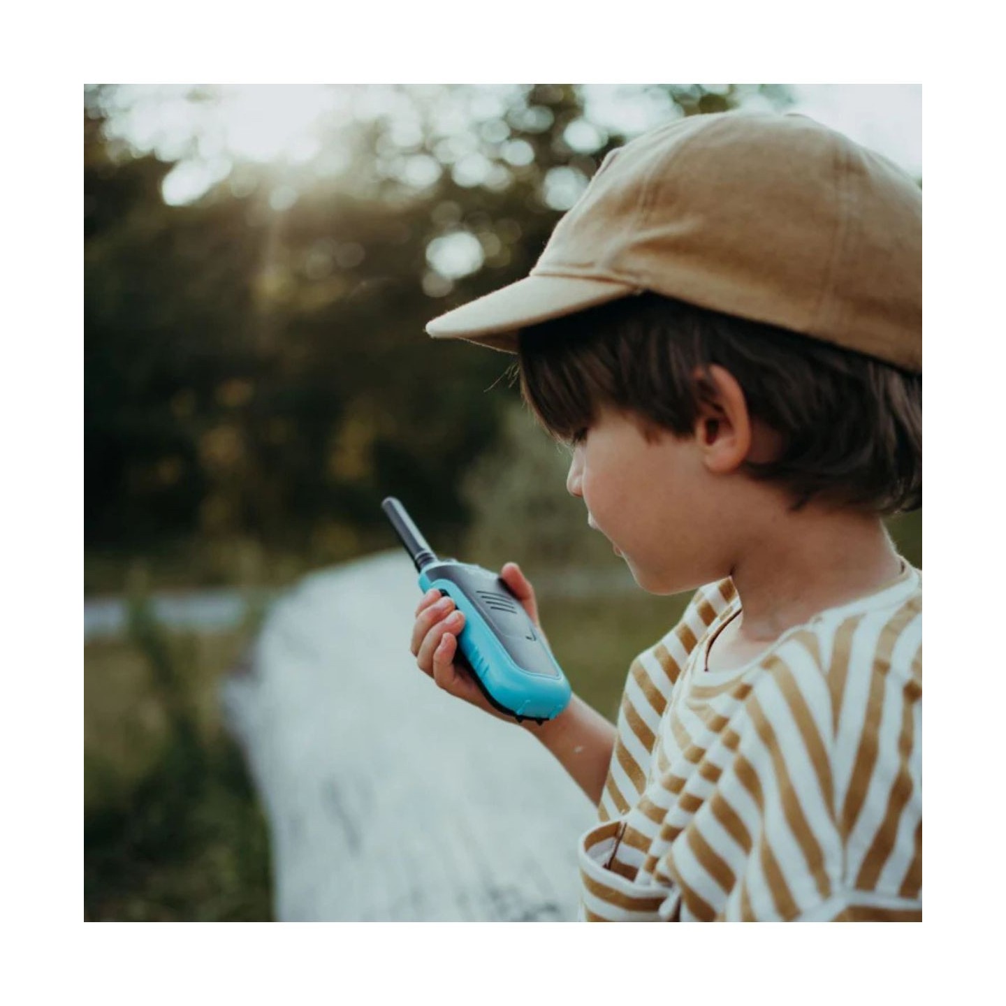 Kidytalk Walkie Talkies Natural/Cyan