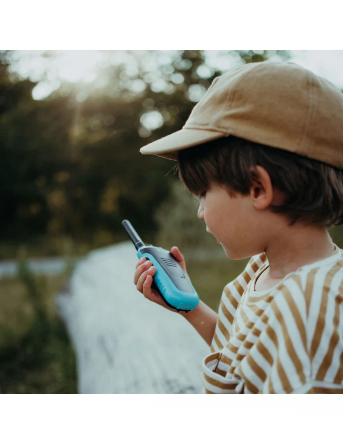 Kidytalk Walkie Talkies Natural/Cyan