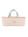 Capazo Muñecas Stripes Pink