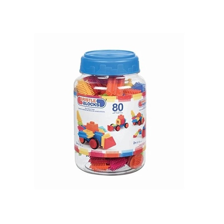 Bristle Blocks Bote de 80 Piezas