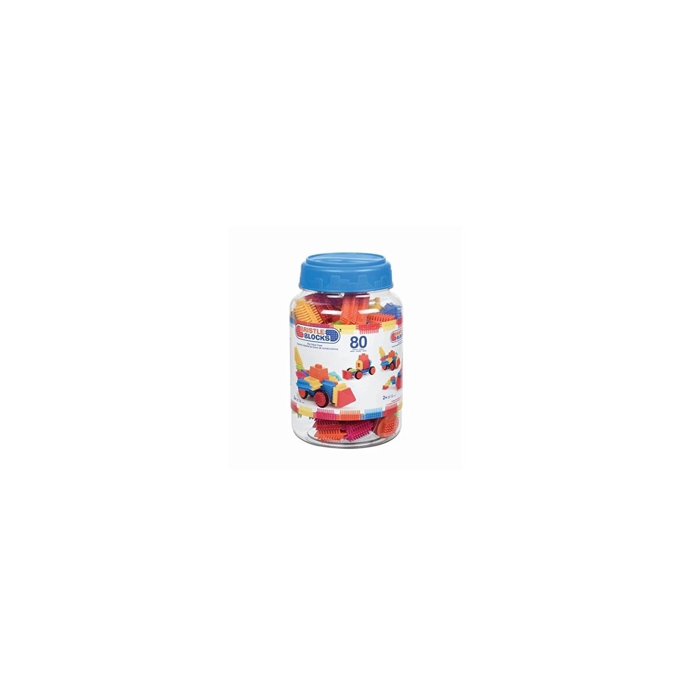 Bristle Blocks Bote de 80 Piezas