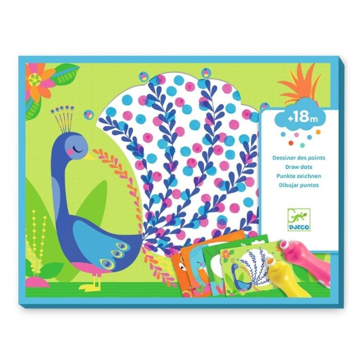 Colorear a puntitos - Animales