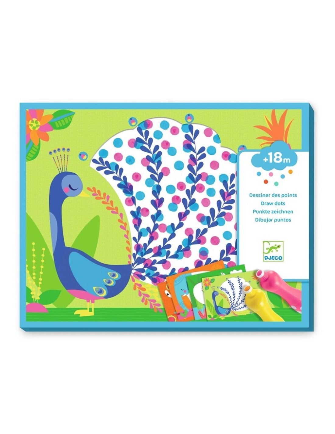 Colorear a puntitos - Animales