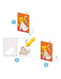 Colorear a puntitos - Animales 2