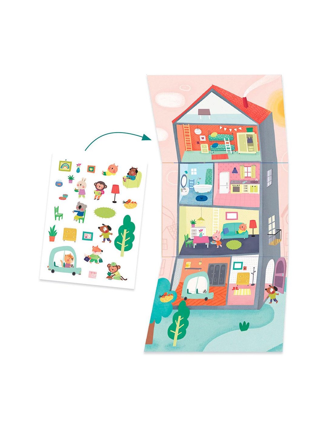 Cofre Multiactividad - Los animales y su casa