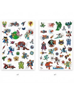 Tatuajes Héroes contra Villanos 2