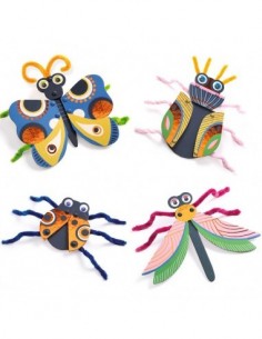 Crea Insectos con Hilos de Felpa 2