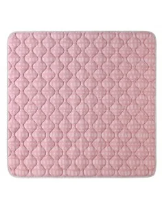 Alfombra Acolchada Rosa 127 x 127 cms