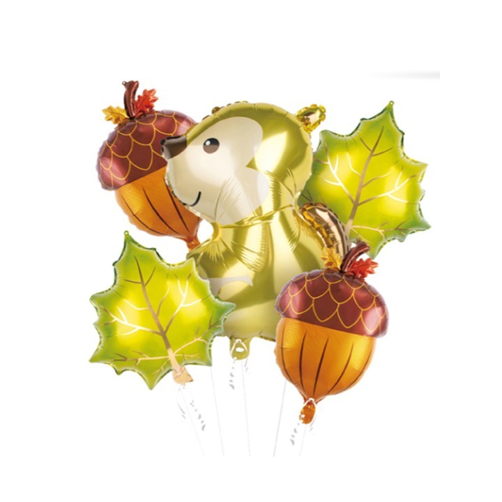 Set de Globos Foil Ardilla