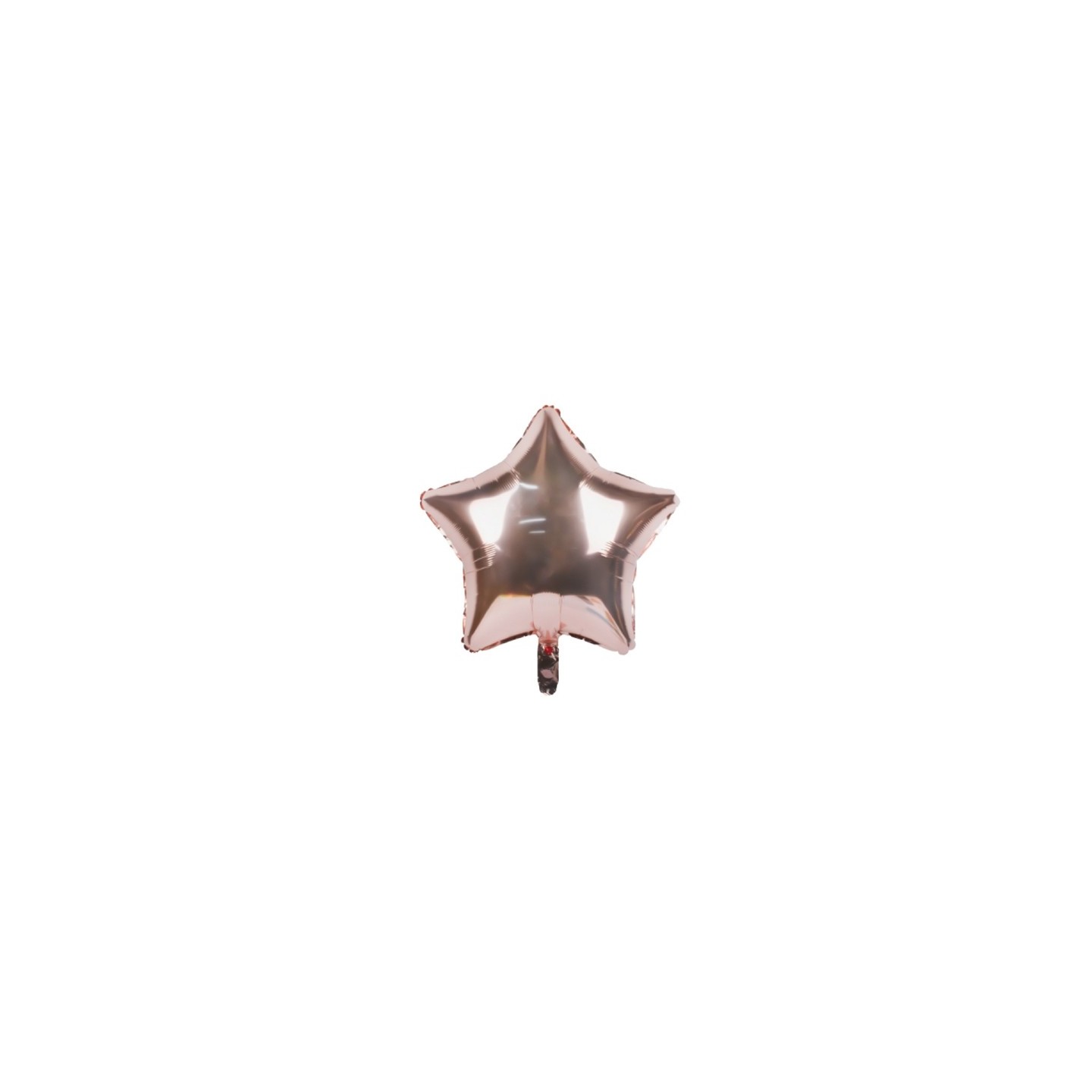 Globo Foil Estrella Oro Rosa