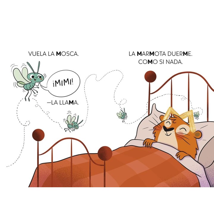 El dragón de las letras 5 - Una marmota muy dormilona