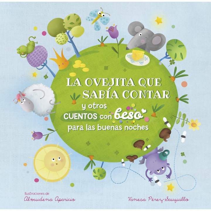 La ovejita que sabía contar y otros cuentos con beso para las buenas noches