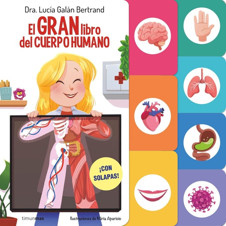 El gran libro del cuerpo humano ¡Con solapas!