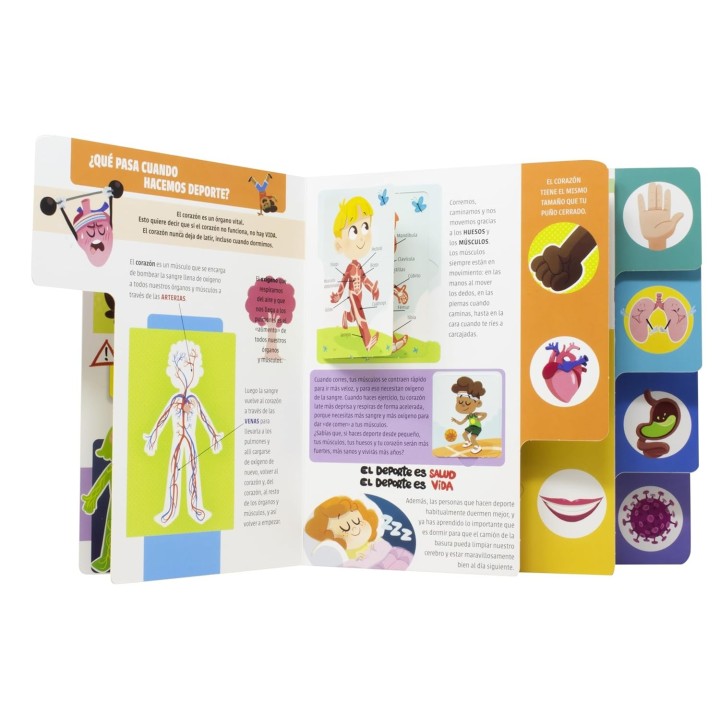 El gran libro del cuerpo humano ¡Con solapas!