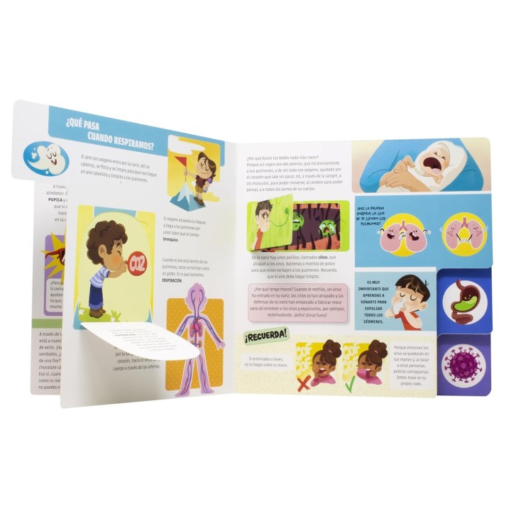 El gran libro del cuerpo humano ¡Con solapas!
