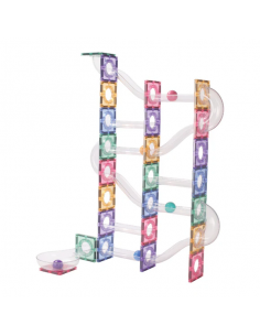 Cleverclixx Pista de Bolas Pastel 110 Piezas 2