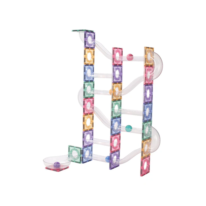 Cleverclixx Pista de Bolas Pastel 110 Piezas