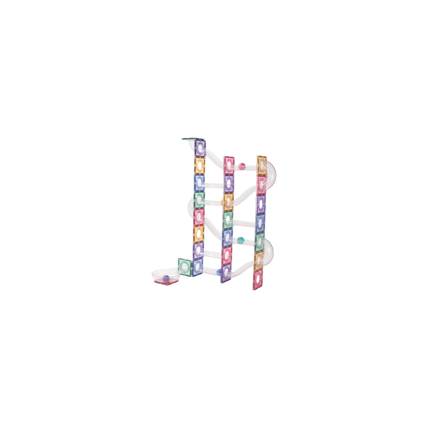 Cleverclixx Pista de Bolas Pastel 110 Piezas
