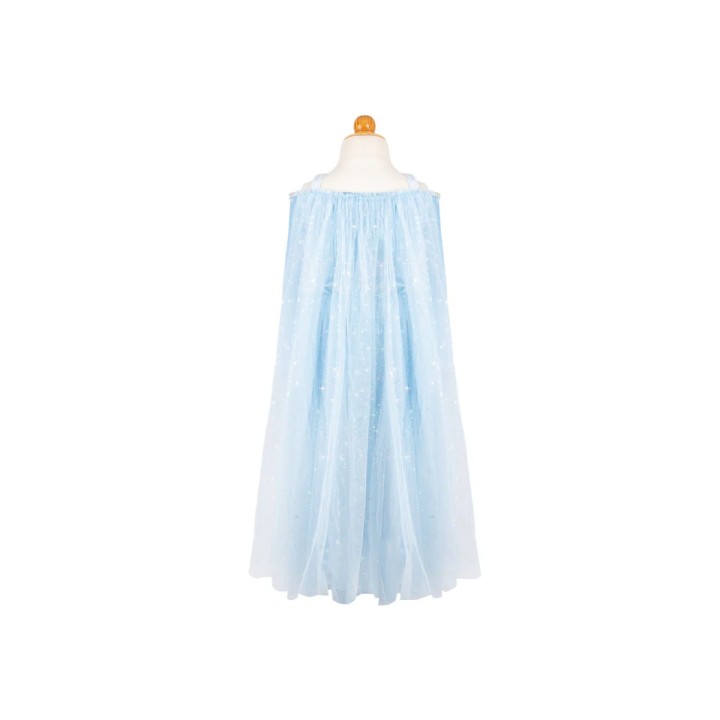 Vestido Princesa Terciopelado Celeste