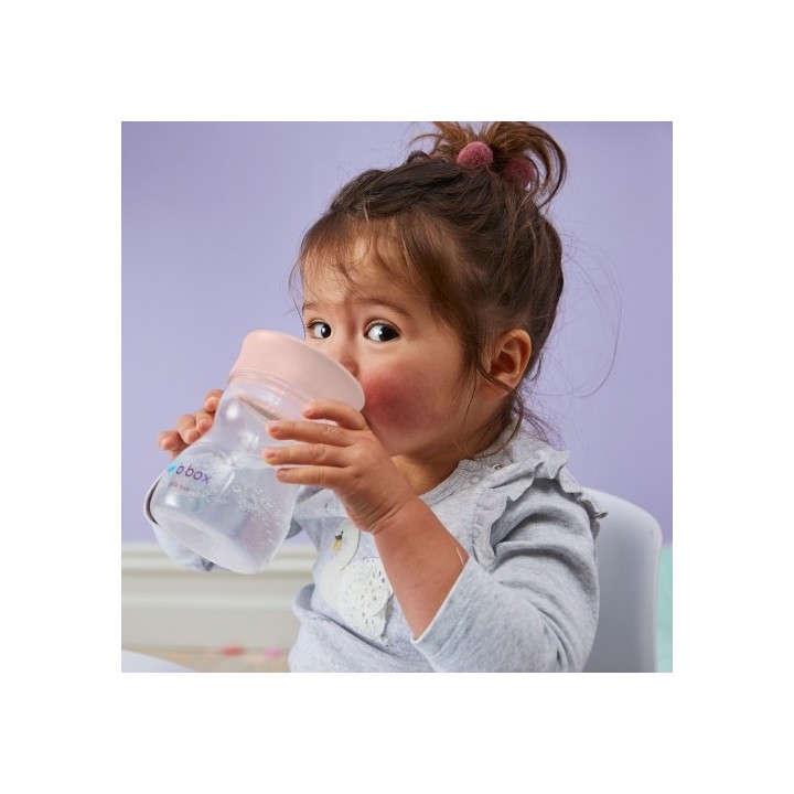 Vaso con borde de entrenamiento 240 ml - Blush