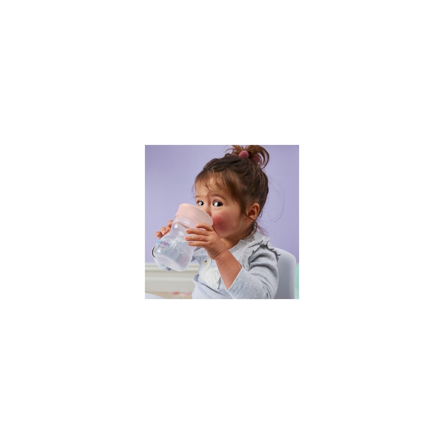 Vaso con borde de entrenamiento 240 ml - Blush