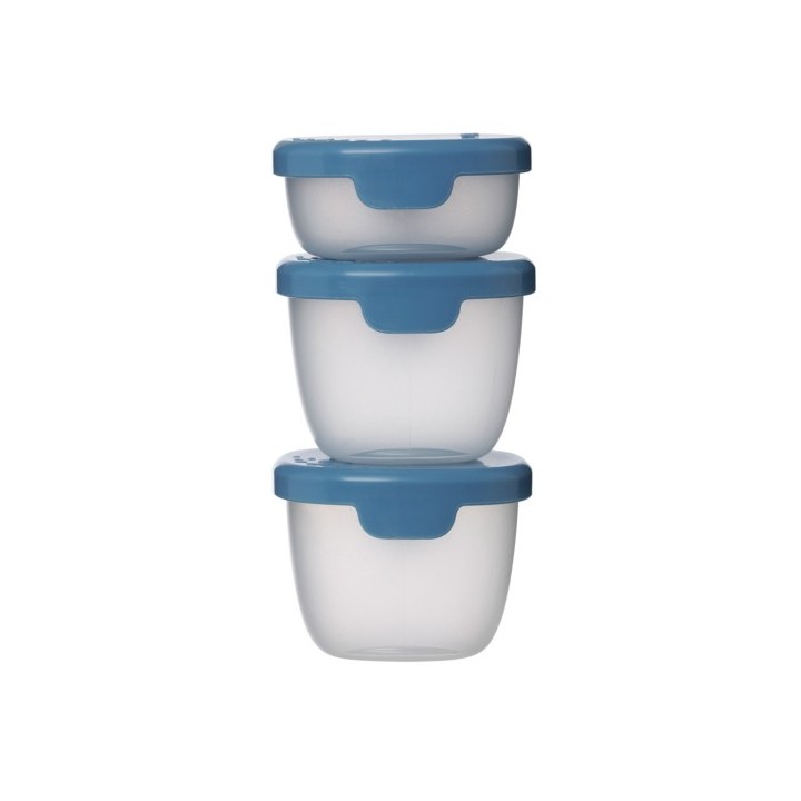 Depósitos Snack Tubs 3 unidades - Ocean