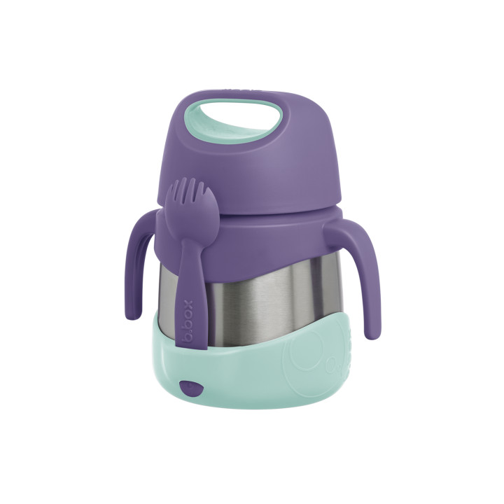 Termo con cuchara/tenedor 335 ml - Lilac Pop