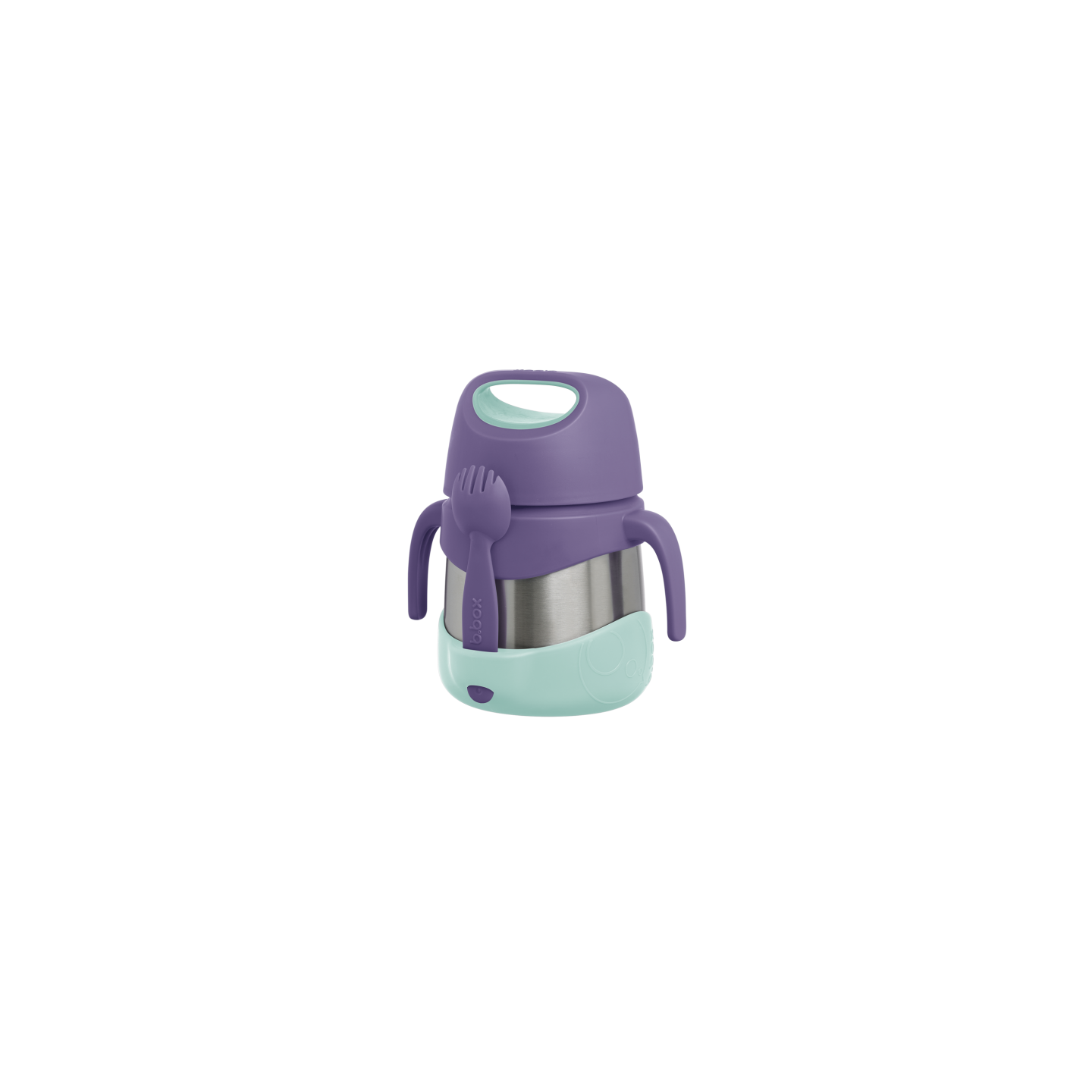 Termo con cuchara/tenedor 335 ml - Lilac Pop
