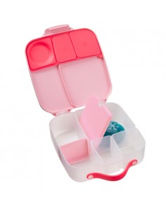 Caja almuerzo con gel refrigerante - Flamingo Fizz