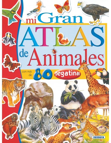 Mi gran atlas de animales con pegatinas