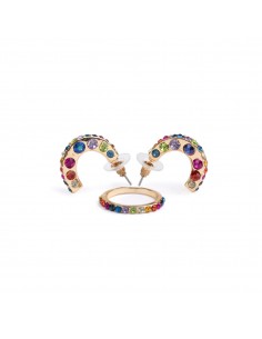 Set pendientes y anillo Rockin'