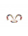 Set pendientes y anillo Rockin'