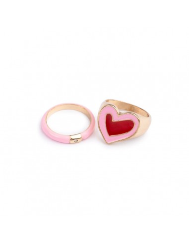 Set 2 Anillos Chic Pink