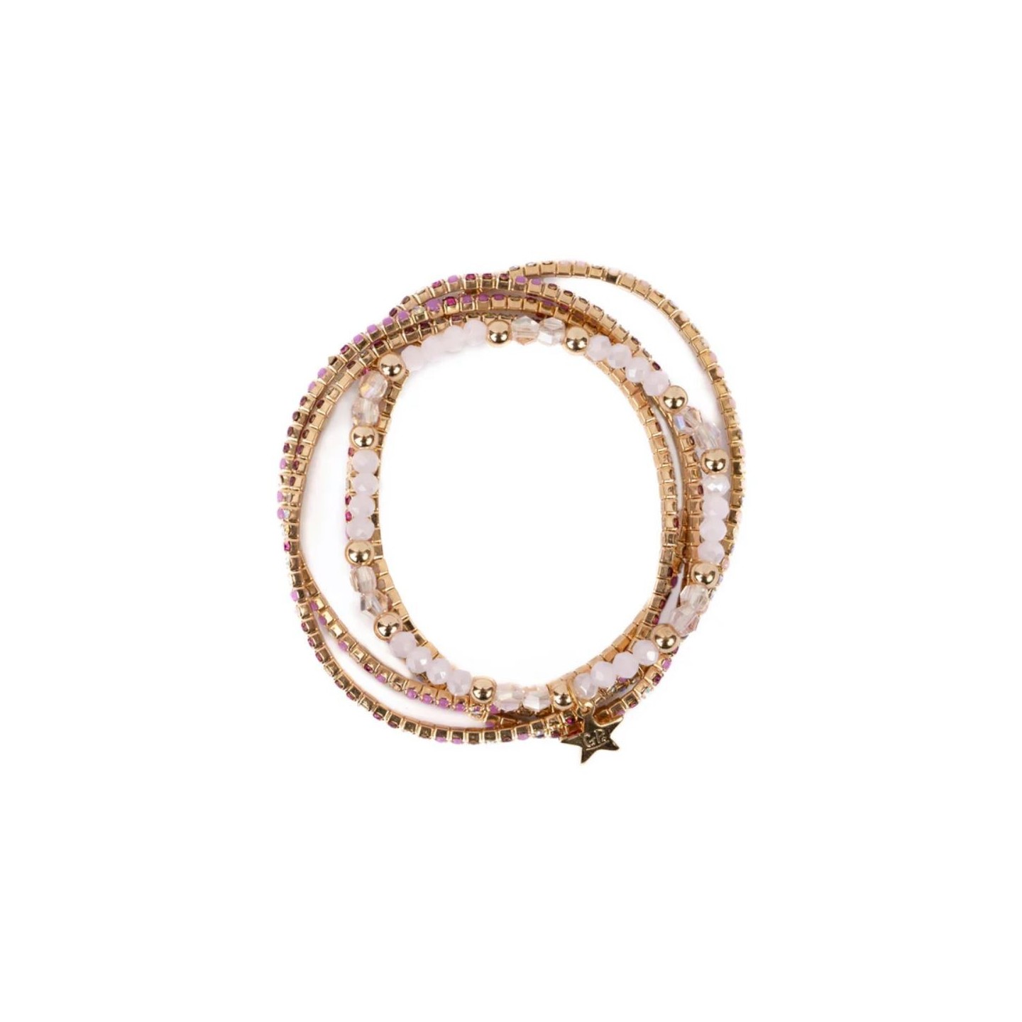 Set 4 Pulseras Glam Girl