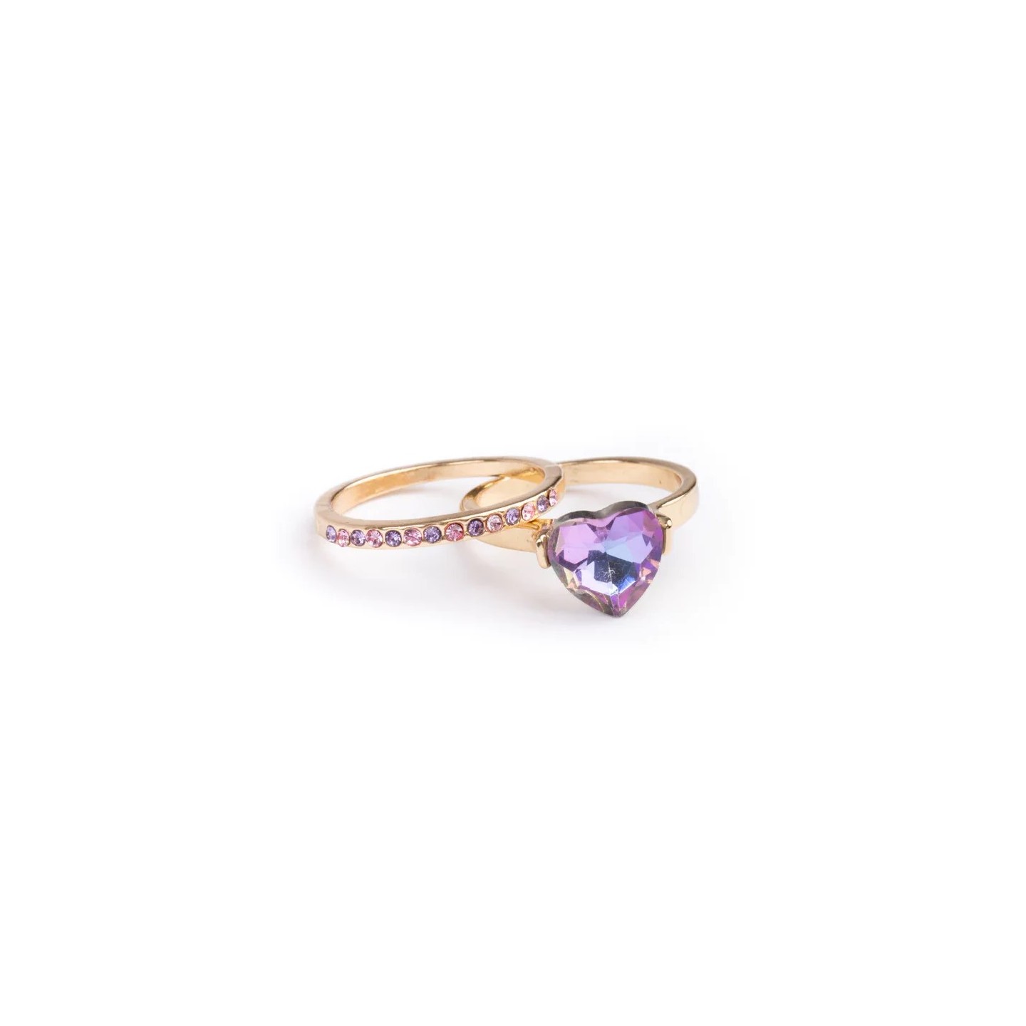 Set Anillos Lila Precious