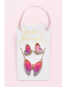 Set Colgante y Pendientes Butterfly 2