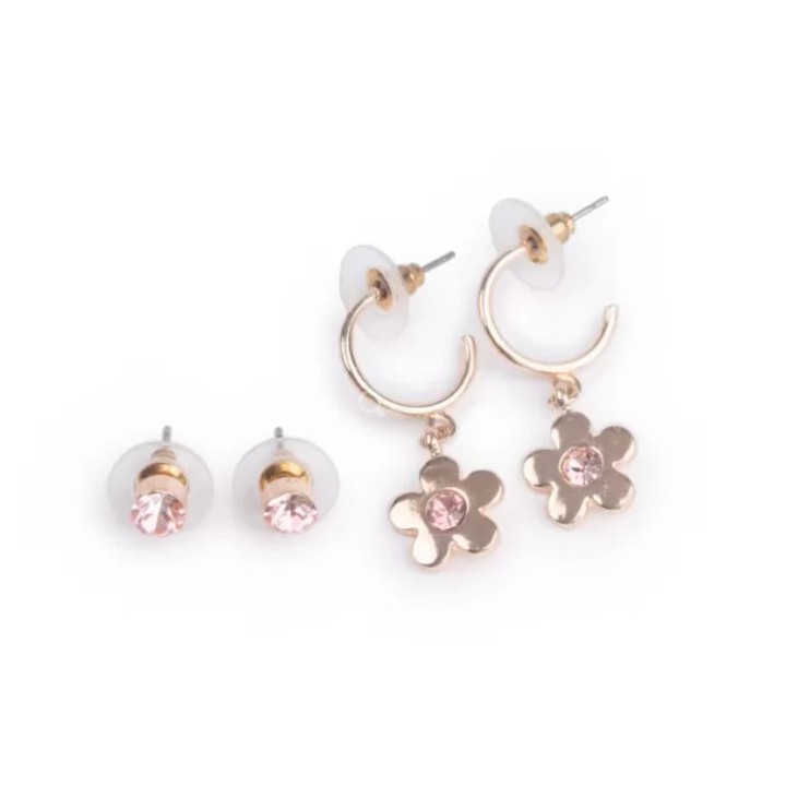 Set 2 Pendientes Bejewelled Blooms