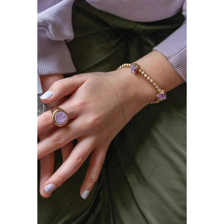 Pulsera Ametista Love