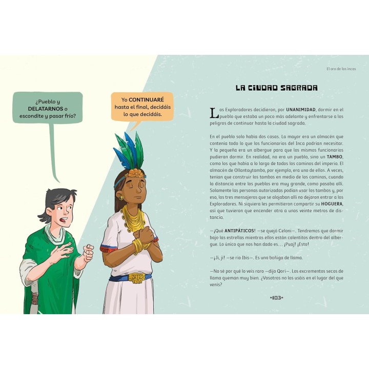 Los Exploradores del Tiempo - El oro de los Incas
