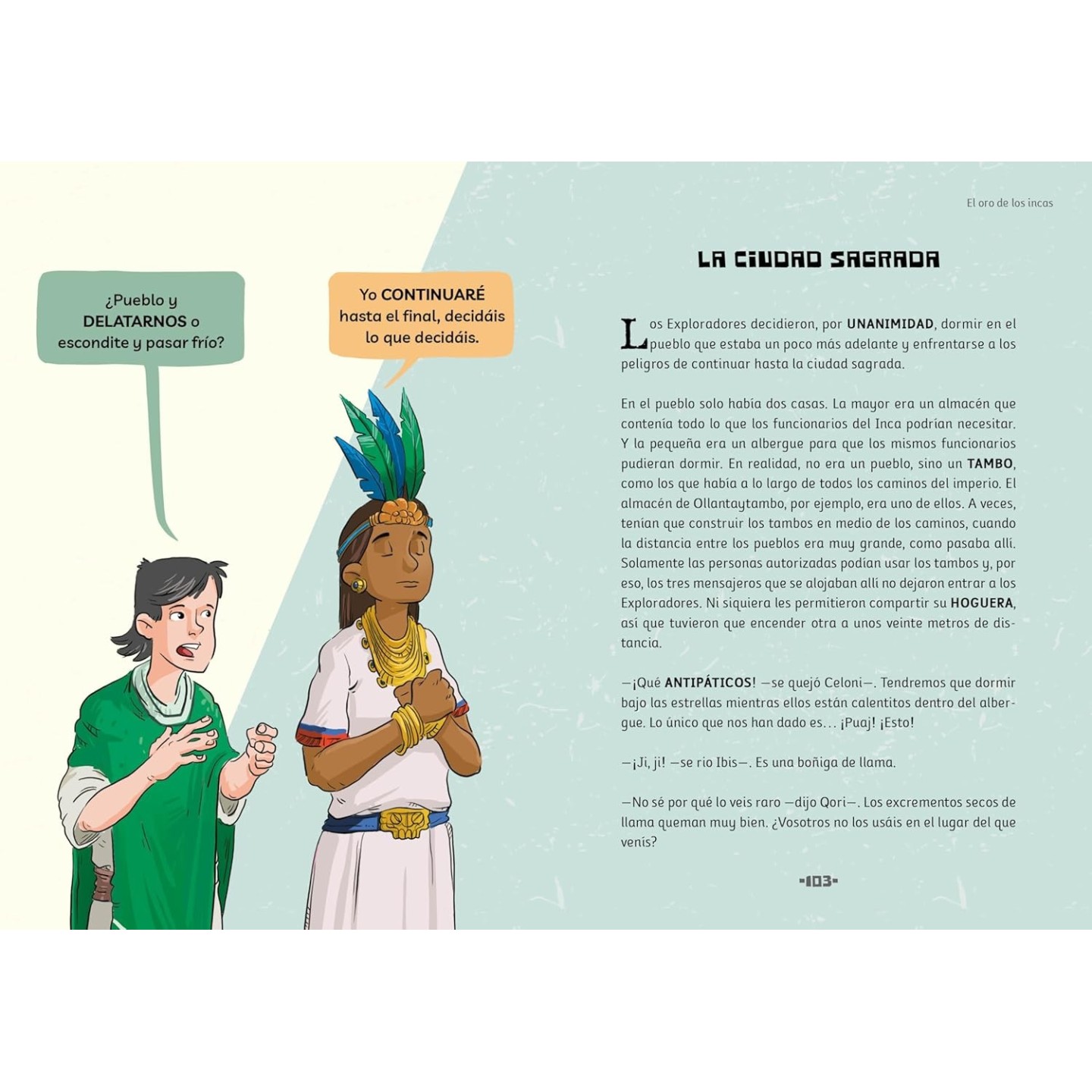 Los Exploradores del Tiempo - El oro de los Incas